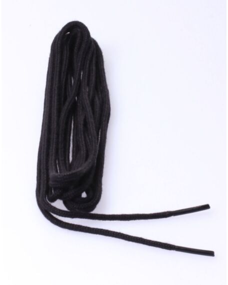 Round laces 150cm black