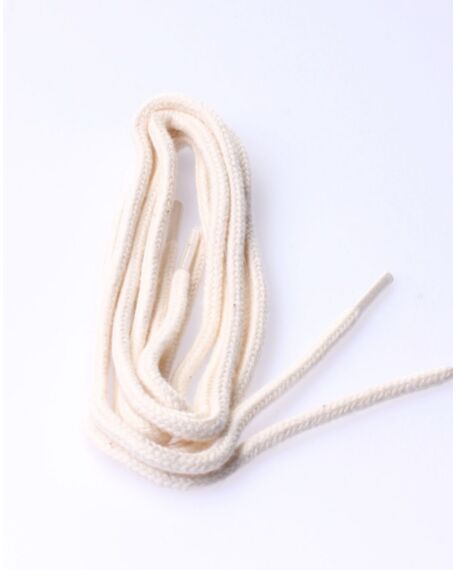 Round laces 180cm eggshell