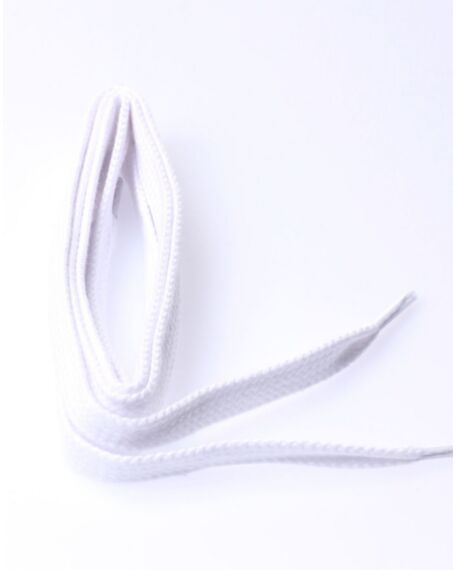 Flat laces 150cm white