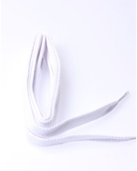 Flat laces 100cm white